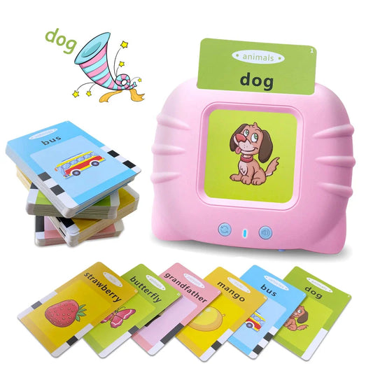 224 Word Language Learning Flash Cards Reader -Introducing a dynamic educational tool tailored for the developmental journey of toddlers! Our innovative Early Education Toy combines the essence of interactive play with targeted Speech Therapy exercises.